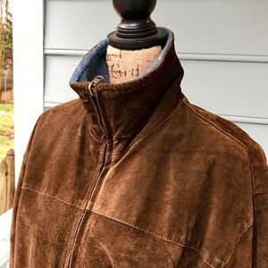 Reversible leather jacket